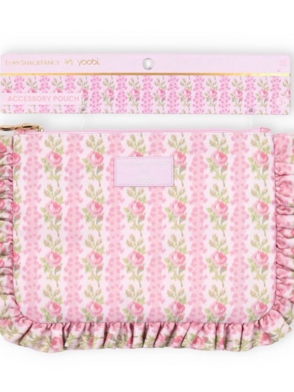 NWT LoveShackFancy x Target Coquette Bow Pink Pencil Pouch & Matching Pen Bundle - Picture 3 of 3